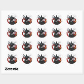 Sticker Rond Bunny (Feuille)