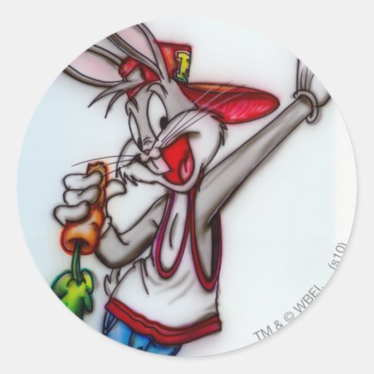 Sticker Rond BUNNY™ Airbrush (Devant)