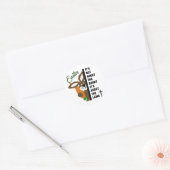 Sticker Rond Bunny de Pâques (Enveloppe)