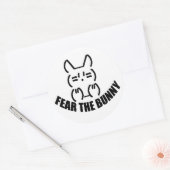 Sticker rond Bunny x 6 (Enveloppe)