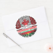 Sticker Rond Burkina Faso (Enveloppe)