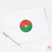 Sticker Rond Burkina Faso (Enveloppe)