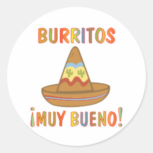 STICKER ROND BURRITOS