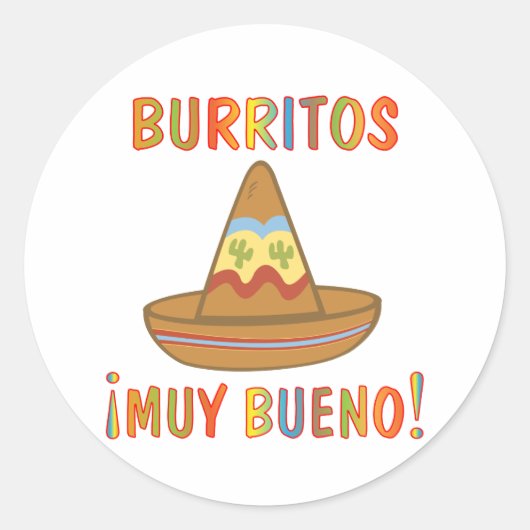 STICKER ROND BURRITOS (Devant)