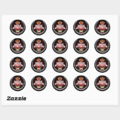 Sticker Rond Burundi (Feuille)