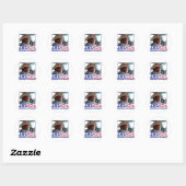 Sticker Rond BushAMERIQUE (Feuille)