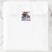 Sticker Rond BushAMERIQUE (Sac)