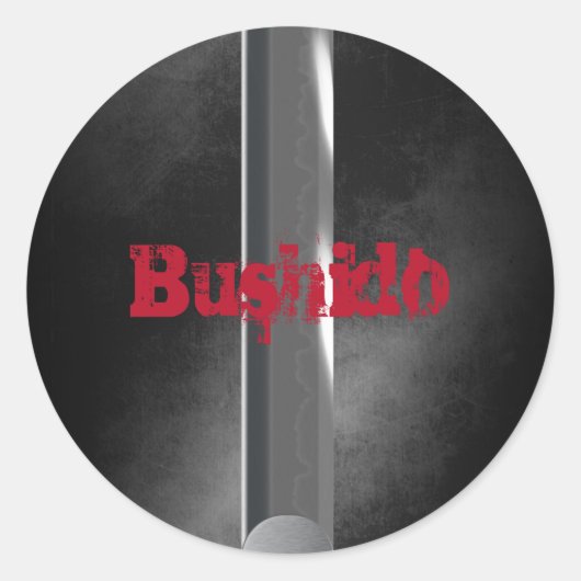 Sticker Rond Bushido (Devant)