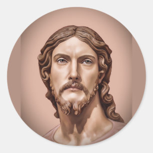 Sticker Rond BUSTE DU CHRIST SAUVEUR par MICHELANGELO 2026_