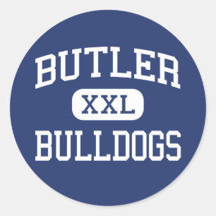 Sticker Rond Butler - Bulldogs - Junior - Waukesha Wisconsin