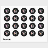 Sticker Rond Butterfly (Feuille)