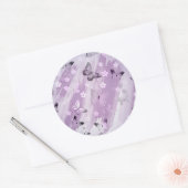 Sticker Rond Butterfly Pattern 8 (Enveloppe)
