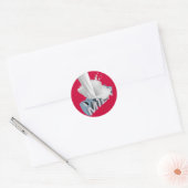 Sticker Rond Buvez Du Lait ! 3D (Enveloppe)