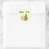 Sticker Rond Buzz Bumblebee 1er Anniversaire T-shirts et cadeau (Sac)