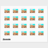 Sticker Rond Buzzard En Ecstacy Drôle Cadeaux Tee - shirts & Ob (Feuille)