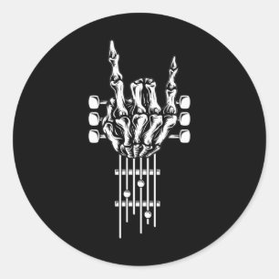 Sticker Rond Bynd Rock Et Roll Guitare S Pour Hommes Bynd Tee 5