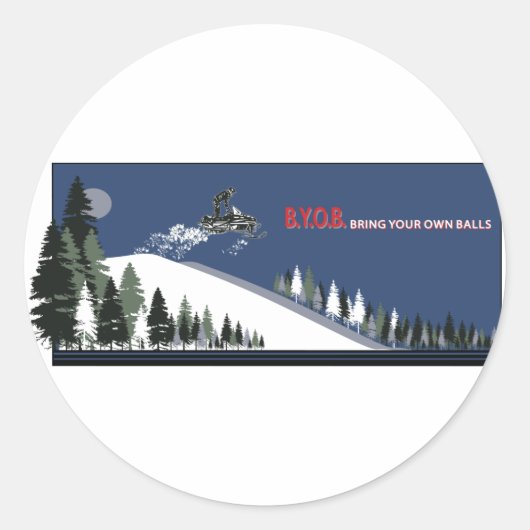 Sticker Rond byob[Conserver (Devant)