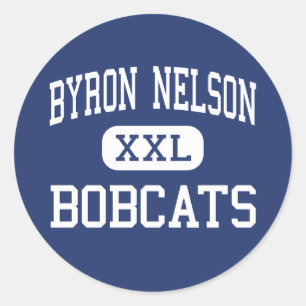 Sticker Rond Byron Nelson - Bobcats - High - Trophy Club Texas