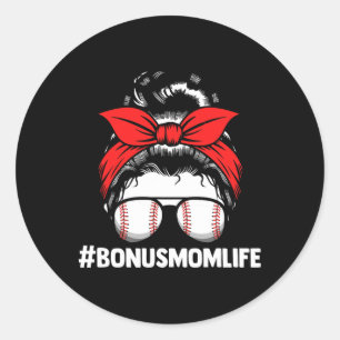 Sticker Rond Bysebyll Bonus Mom Sofbyl Player Mothers Day
