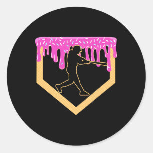 Sticker Rond Bysebyll Drip Boy Home Plate Glace Jeunesse Byseb
