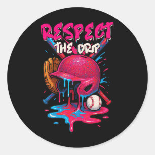Sticker Rond Bysebyll Drip Boys Ice Cream Drip Youth Respect Th