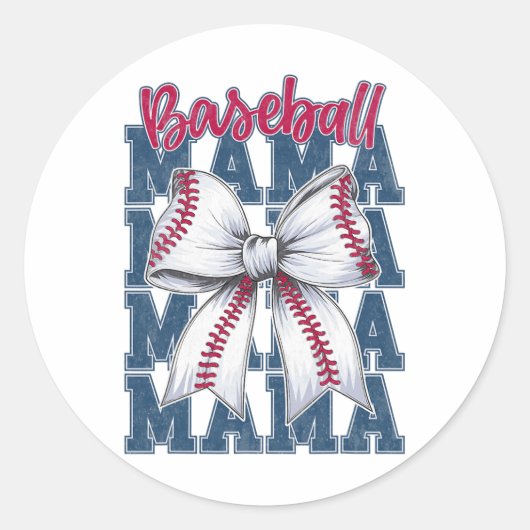 Sticker Rond Bysebyll Mama Coquette Bow Jour Bysebyll Maman M (Devant)