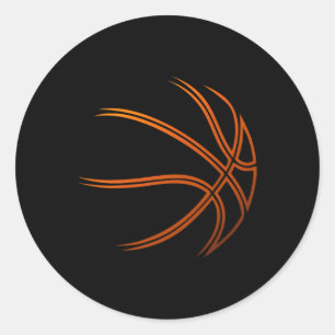 Sticker Rond Bysketbyll Joueur Bysketbyller Sports Graphisme