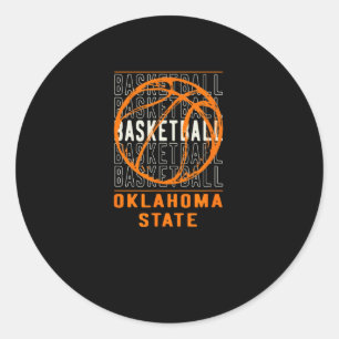 Sticker Rond Bysketbyll Oklahoma State