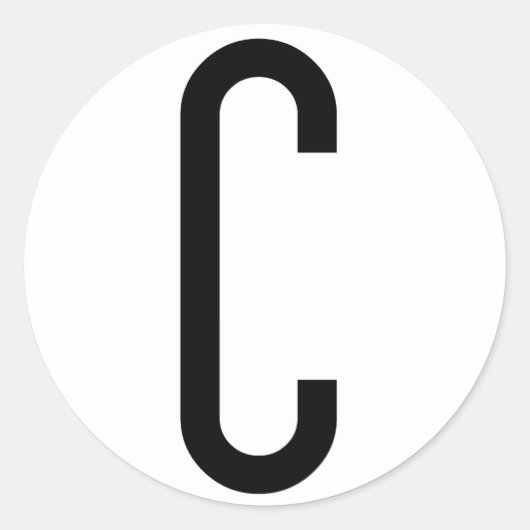 STICKER ROND C (Devant)