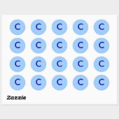 STICKER ROND C (Feuille)