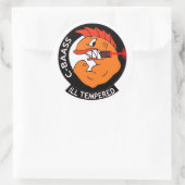 Sticker Rond C-BAASS Tempéré (Sac)