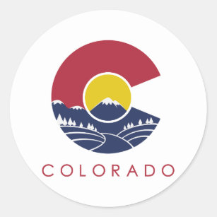 Sticker Rond C Colorado