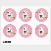 Sticker Rond C’est mon BOOday - Éffrayant Sweet Celebration (Feuille)