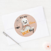 Sticker Rond C’est mon BOOday - Éffrayant Sweet Celebration (Enveloppe)