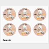 Sticker Rond C’est mon BOOday - Éffrayant Sweet Celebration (Feuille)