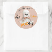 Sticker Rond C’est mon BOOday - Éffrayant Sweet Celebration (Sac)