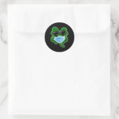 Sticker Rond C Shamrock Irlandais Dans Un Pour St patrick Patty (Sac)
