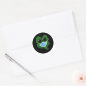 Sticker Rond C Shamrock Irlandais Dans Un Pour St patrick Patty (Enveloppe)