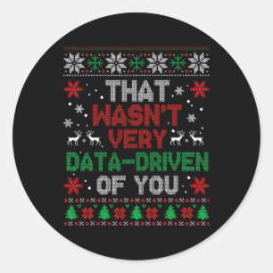 Sticker Rond Ça A Été Très Donné De Vos Noël Noël