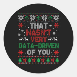 Sticker Rond Ça A Été Très Donné De Vos Noël Noël