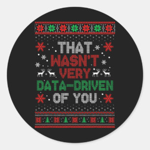 Sticker Rond Ça A Été Très Donné De Vos Noël Noël