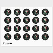 Sticker Rond Ça Commence À Ressembler Beaucoup À Ce Que Je Vous (Feuille)