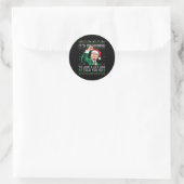 Sticker Rond Ça Commence À Ressembler Beaucoup À Ce Que Je Vous (Sac)