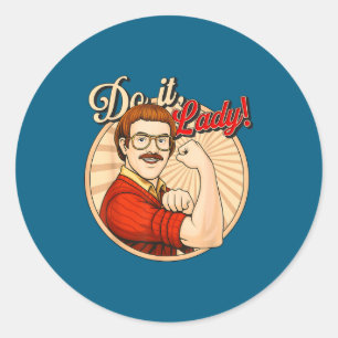 Sticker Rond Ça dit