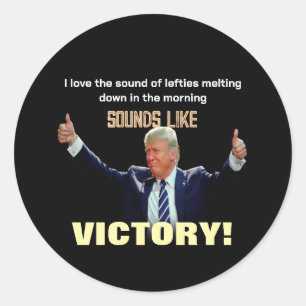Sticker Rond Ça sonne comme une victoire !