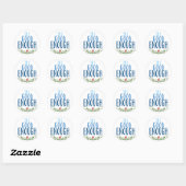Sticker Rond Ça suffit (Feuille)