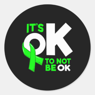 Sticker Rond Ça va de ne pas être d'accord Sensibilisation à la
