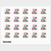 Sticker Rond Ça Va Être UNE GRANDE SOEUR ! (Feuille)