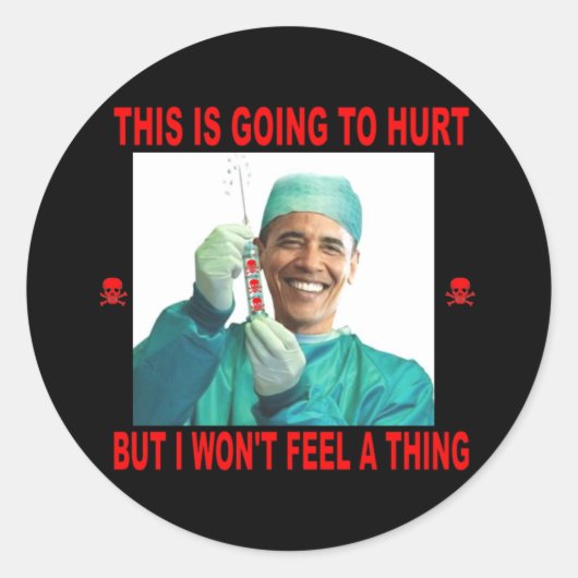 STICKER ROND ÇA VA TE FAIRE DU MAL, PAS MOI. (Devant)