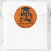 Sticker Rond Ça vaut le coup - Orange (Sac)